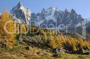 Fall in the Alps