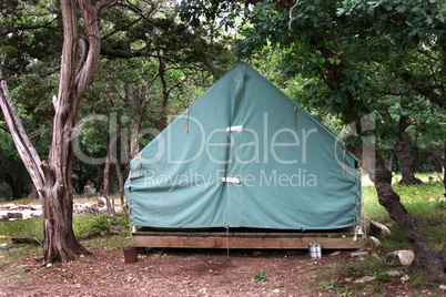 Boy Scout Tent ready to use