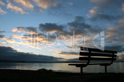 Bench at Sunset