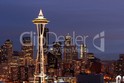 Seattle Skyline at Night