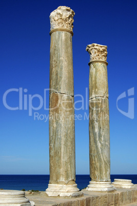 Columns with Corinthian capital in