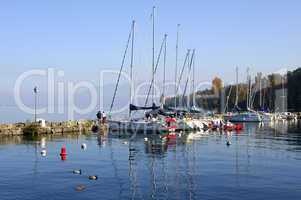 Autumn at the Yacht harbour