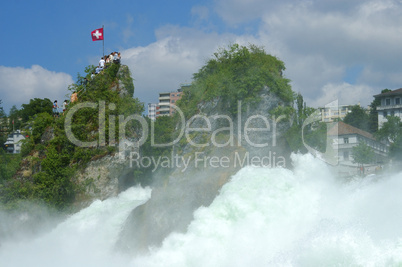 Roaring Rhine Falls Switzerland