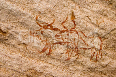 Prehistoric rock paintings