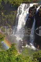 Cascades with rainbow Iguazu
