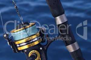 Fishing reel open face heavy duty