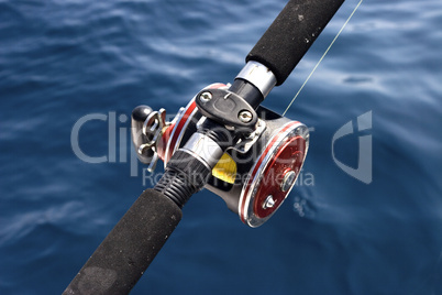 Fishing reel and pole