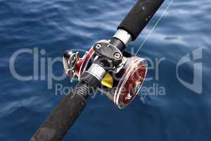 Fishing reel and pole