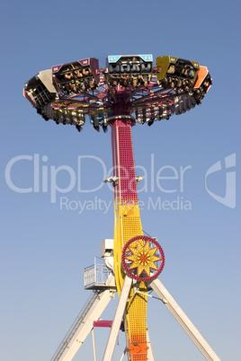 Carnival ride upside down tall