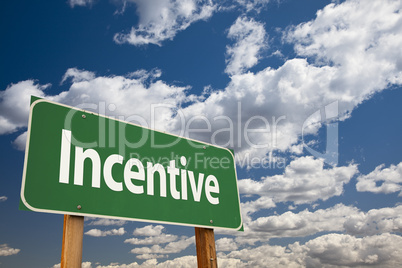 Incentive Green Road Sign