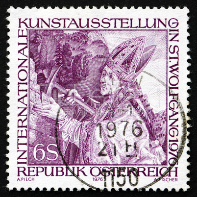 Postage stamp Austria 1976 St. Wolfgang