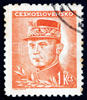 Postage stamp Czechoslovakia 1947 General Milan Stefanik