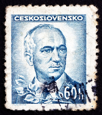 Postage stamp Czechoslovakia 1945 Edvard Benes