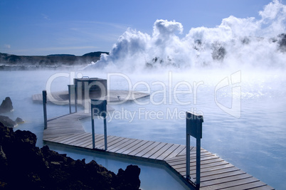 Thermal springs blue lagoon Reykjav