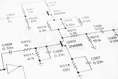 electronics schematic diagram