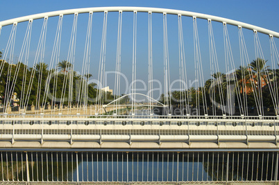 Modern bridges Murcia Levante Spain