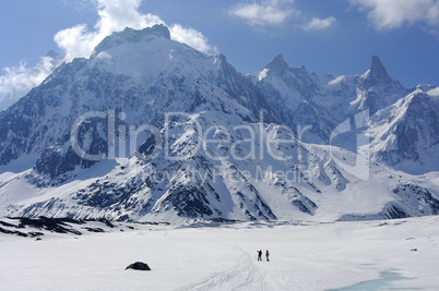 Glacier Mer de Glace Haute-Savoie F