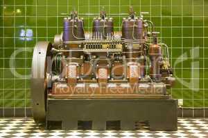 Old power station engine