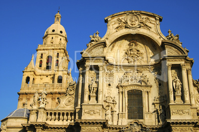 Baroquial cathedral Murcia Spain