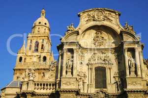 Baroquial cathedral Murcia Spain