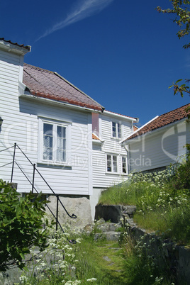 Village on the south coast of Norwa