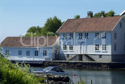 The old shipyard at Loshavn in Norw