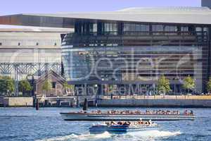 Tour boats in Copenhagen harbour