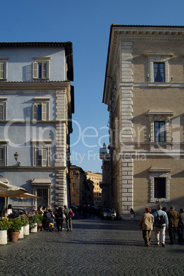 Two buildings in Rome