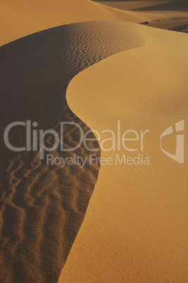 Sand dunes Sahara Libya