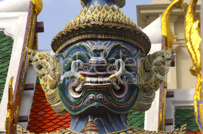 Mythical temple guardian Bangkok Th