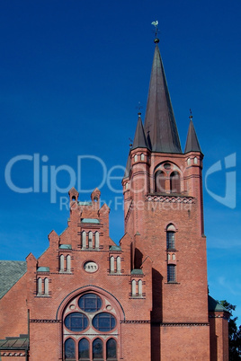 Red brick church