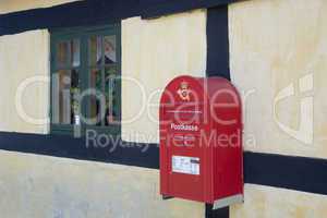 Wall mounted danish Post Box