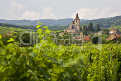 The Hunawihr church France Alsace