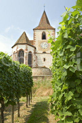 The Hunawihr church France Alsace