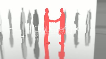 partners shake a hands