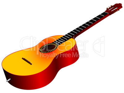 3d acoustic guitar