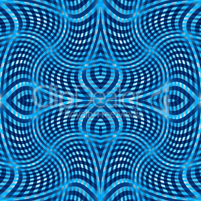 blue wavy pattern