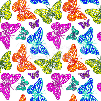 butterflies texture