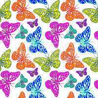 butterflies texture