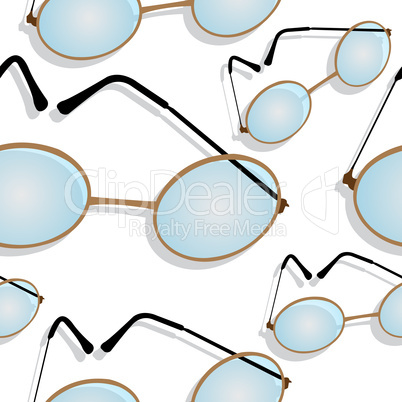 glasses shadowed pattern