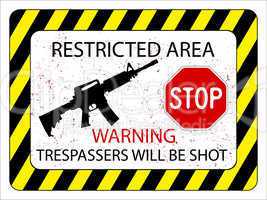 no trespassers allowed