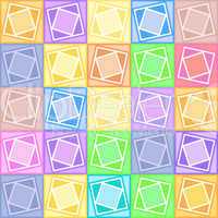 pastel squares pattern