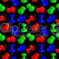 push pins pattern