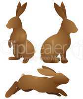 shape of rabbits