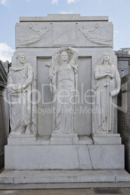 Statue in the Recoleta Cemetery