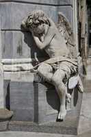 Statue of an Angel in the Recoleta Cemetery