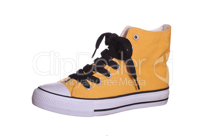 yellow sneaker