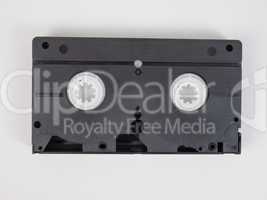 VHS tape cassette