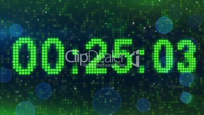 countdown digital timer animation