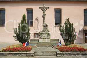 Church front in Alsace
